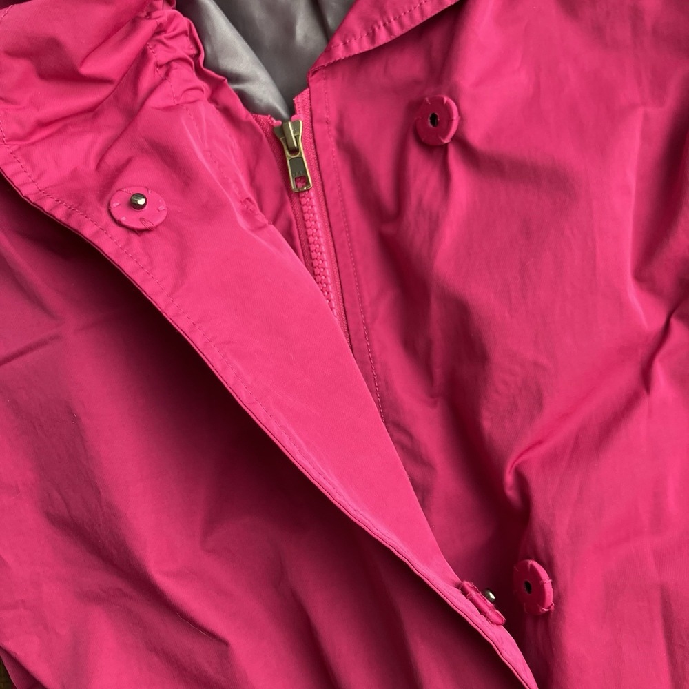 TRIBAL Womens Jacket Coat Size 4 Pink Stand Collar Lined Front Pockets - Picture 6 of 10